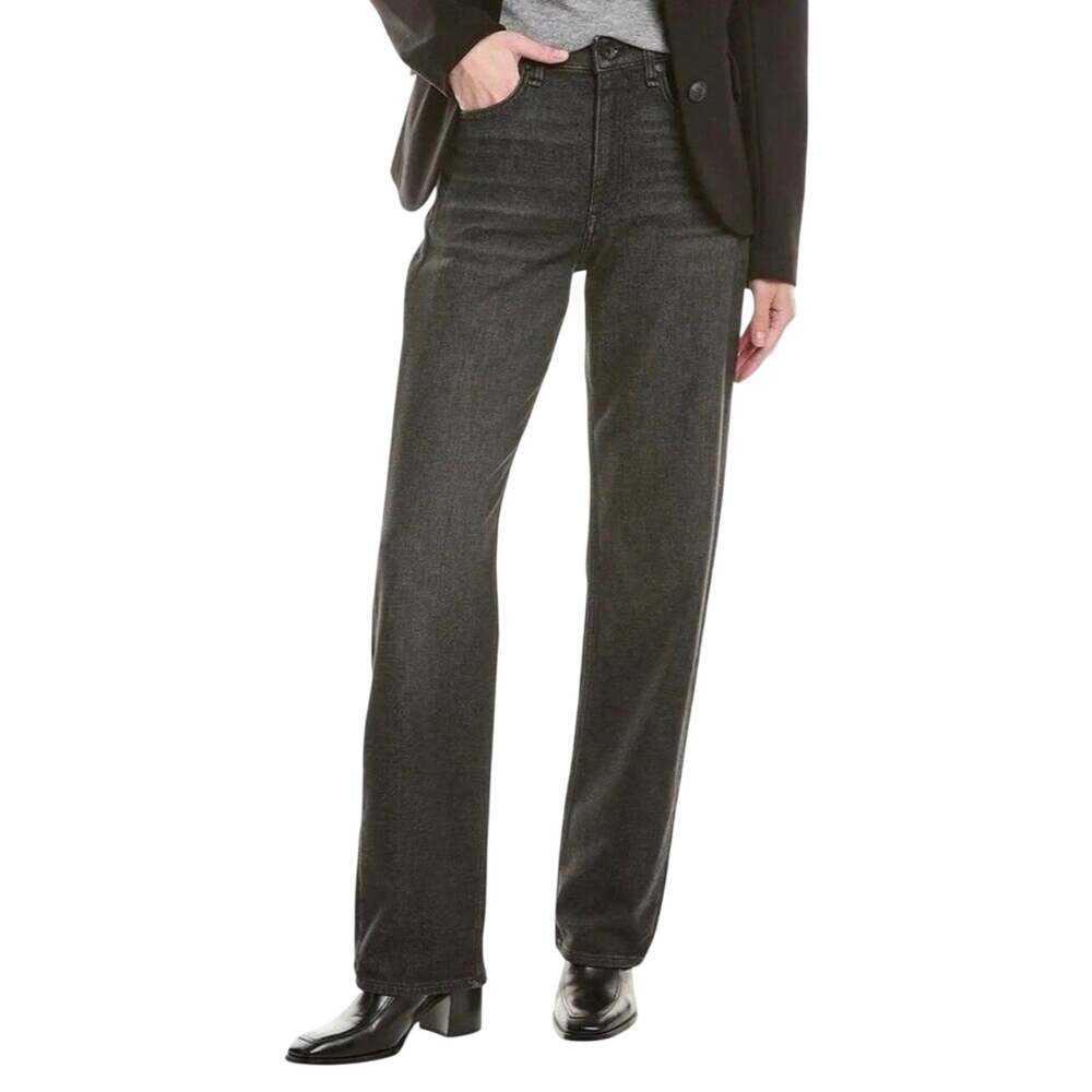 RAG & BONE Women’s Shannon Relaxed Straight Leg Black Wash Jean